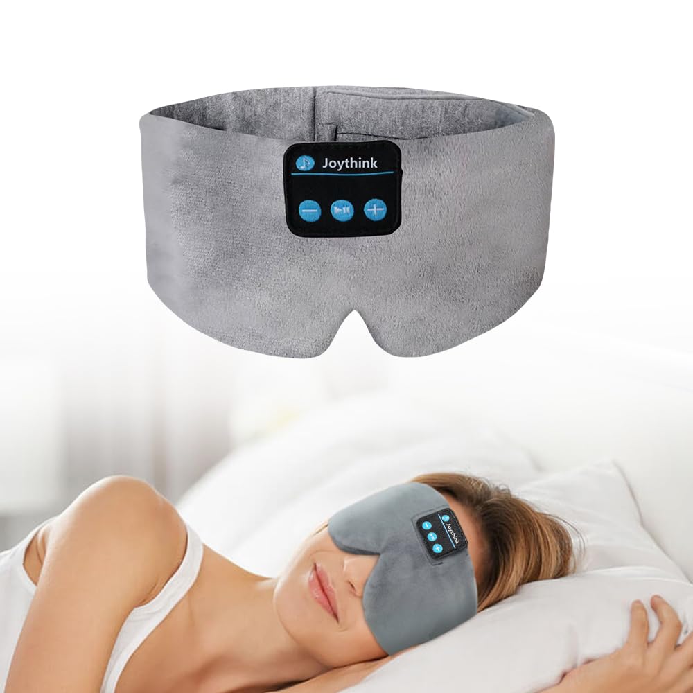 Maschera per Occhi Bluetooth per Musica e Chiamate Fascia con Cuffie Wireless