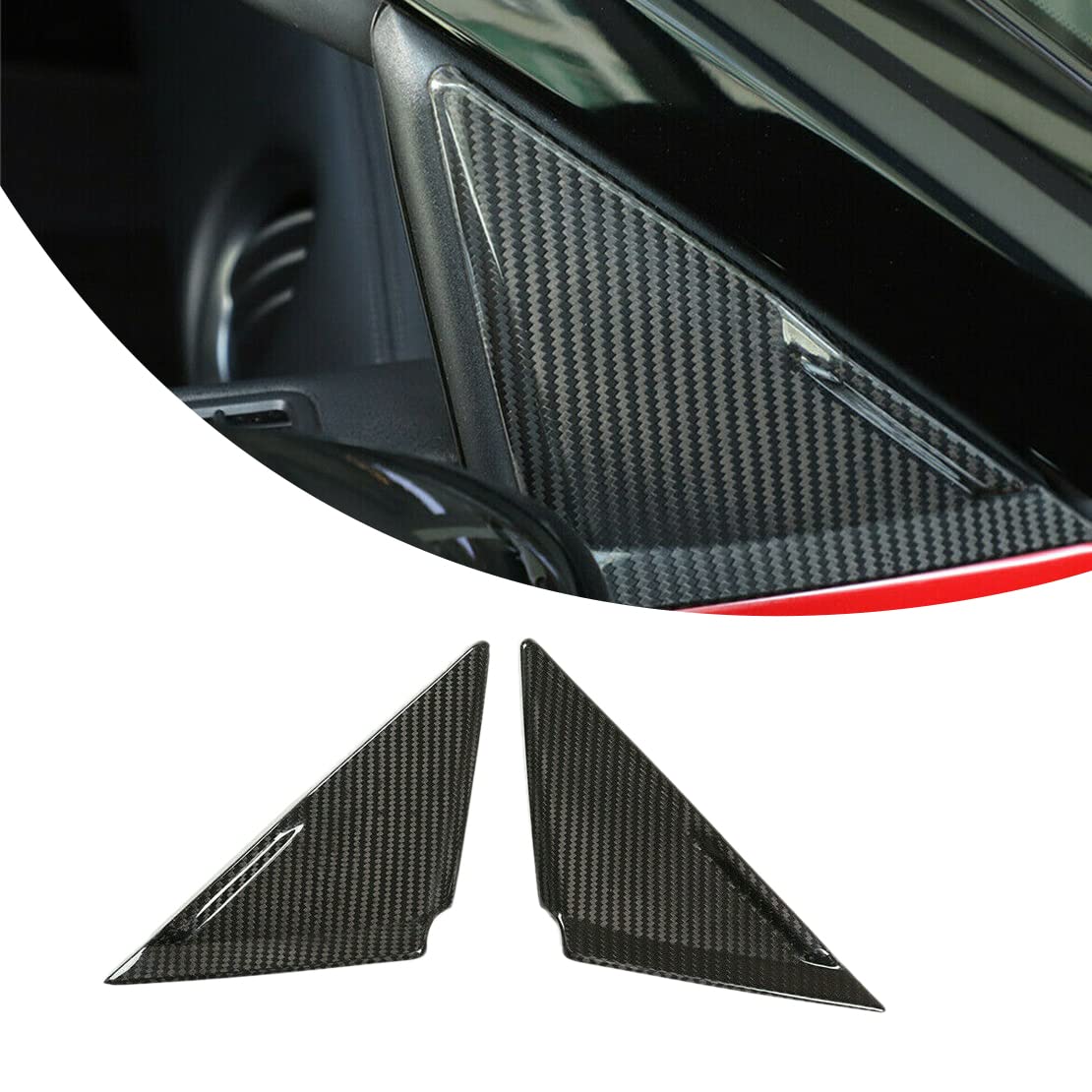 Daeiclru Real Carbon Fiber Car Front A-Pillar Uganda - View #9