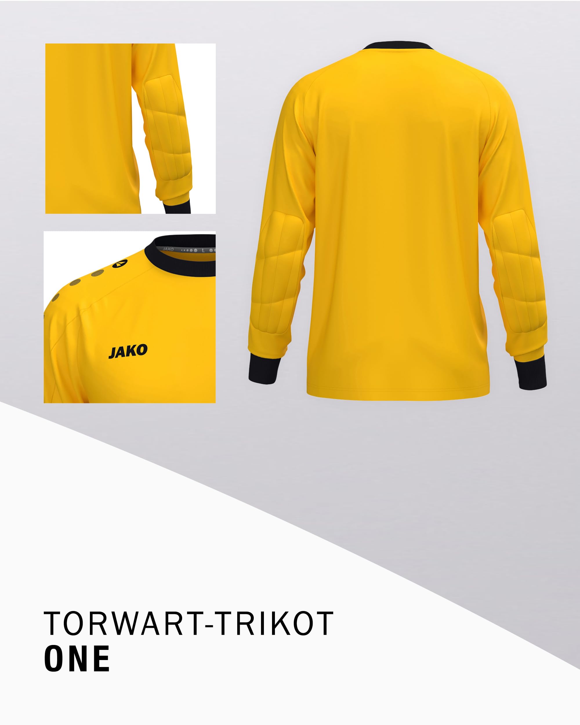 JAKO One Torwarttrikot Herren & Damen – Für Training und Wettkampf aus 100% recyceltem Polyester, atmungsaktiv & mit optimaler Passform