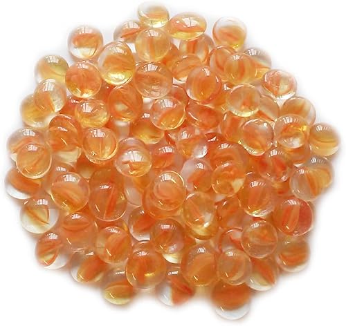 Miniatura 10 de Gemas de vidrio - Rellenos de jarrones - Rellenos de acuario (1 libra, blanco ojo de gato)