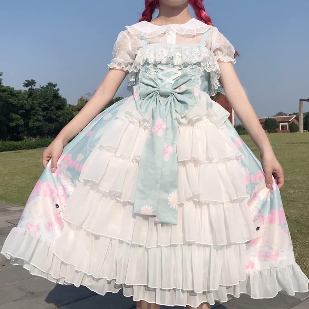 morphose ねこ豹柄 ジャンパースカートセット ロリータ 黒猫ちゃんと魔法柄☆マジカルなジャンパースカート