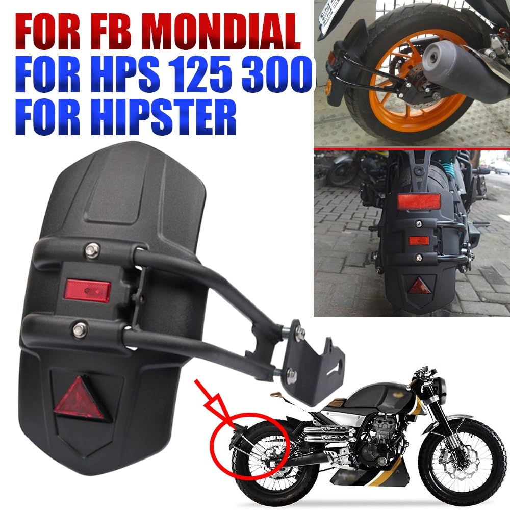 Pare-brise Avant Rond MOQIAOSEIKO Pour FB Mondial Hipster HPS 125 / HPS 300 – Protection Vent Et Débris