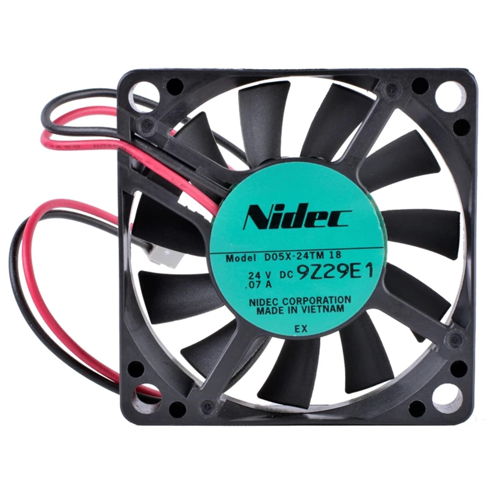 D05X-24TM 18 5cm 5010 50x50x10mm 24V 0,07A Ventola di raffreddamento industriale inverter
