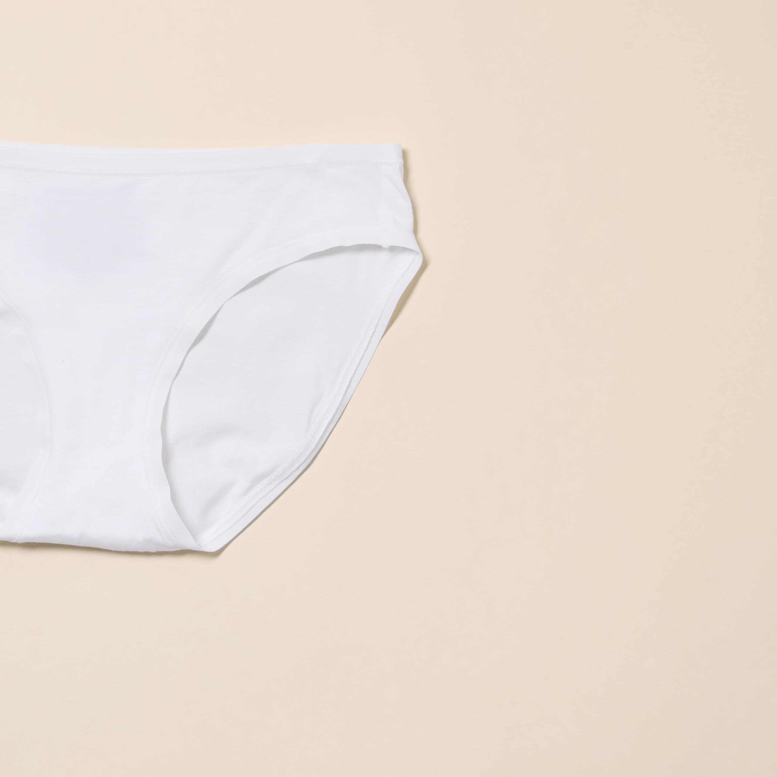 Amazon Essentials Women's Breathable Cotton Bikini Brief Underwear with Full Coverage, Multipacks: 10 White X-Small
