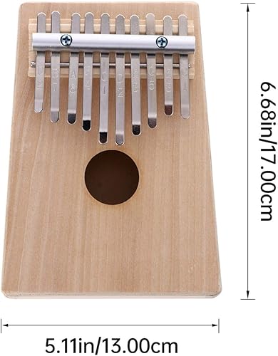 Miniatura 2 de MILISTEN Kalimba - Piano de pulgar de 10 teclas Mbira de 10 tonos, kit de bricolaje, instrumento musical africano para principiantes, niños y