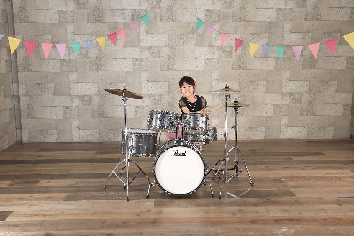 Pearl - RSJ465C/C31 Vera batteria acustica per principianti per bambini - Jet Black