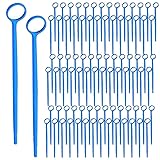 Tagtight Einweg Dental Mirror Dentalspiegel, Zahnarztspiegel mit Anti-Fog-Beschichtung, Antibeschlag-Mundspiegel, Einzeln Verpackt, Mund Zahn Inspektion Zahnspiegel für Zahn und Mundpflege, Blau