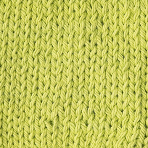 Image of Bernat Handicrafter Cotton Solids Yarn, 1.75 oz, Gauge 4 Medium, 100% Cotton, Hot Green