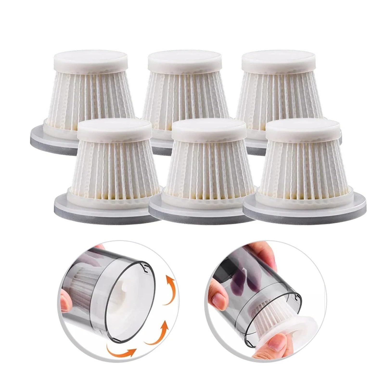 Waschbarer Filter for kabellose Staubsaugerteile(SET1)