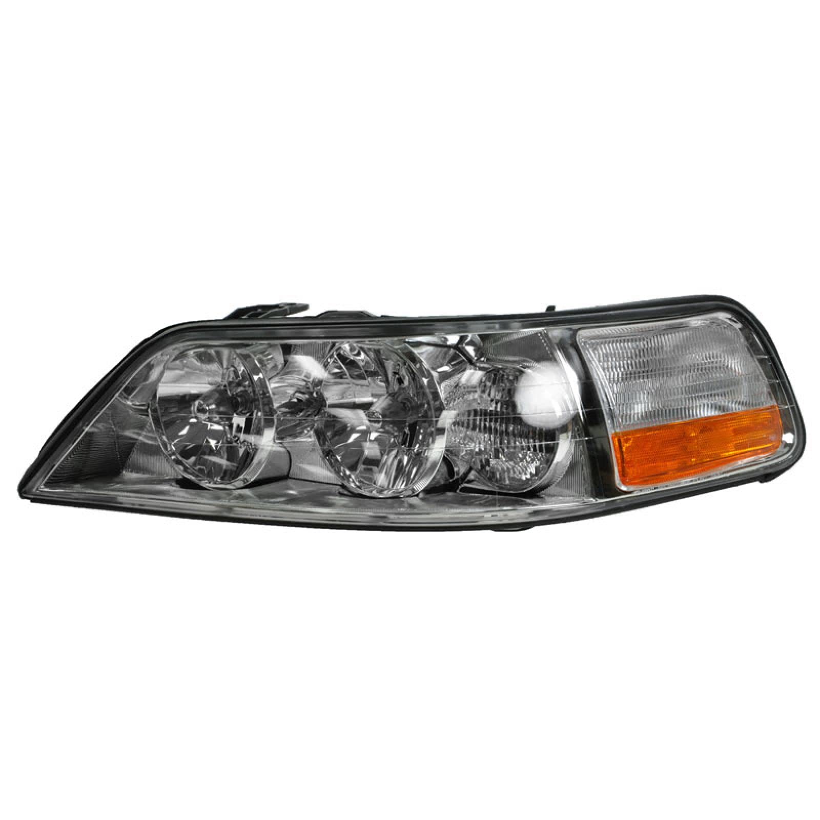 TRQ Left Headlight Assembly Drivers Side Compatible with 05-11 Lincoln Town Car FO2502214