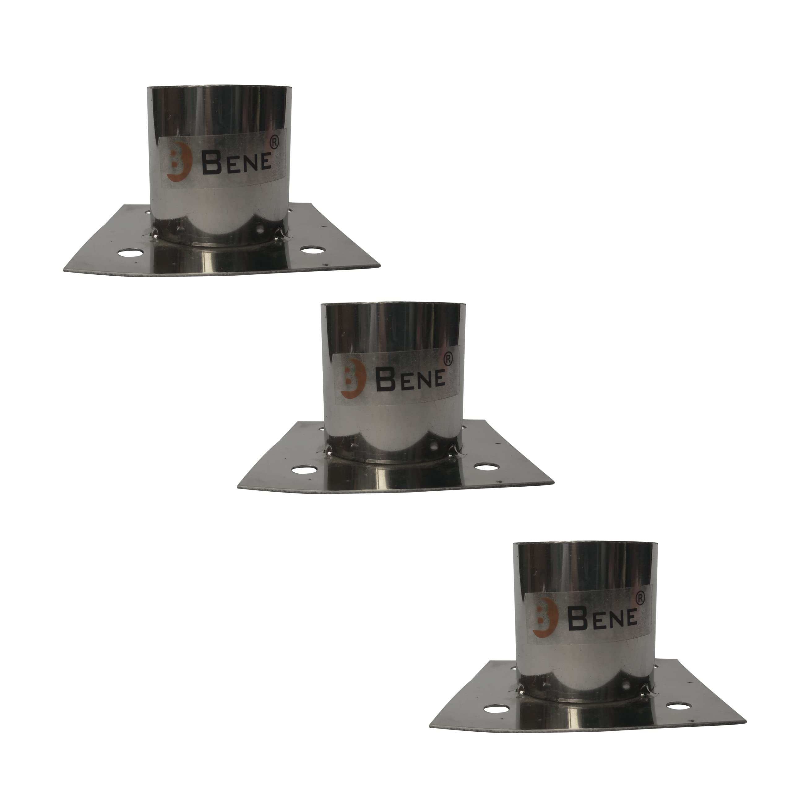 BENE Base Stands - Black Gate Light Holders (Pack of 4) -9