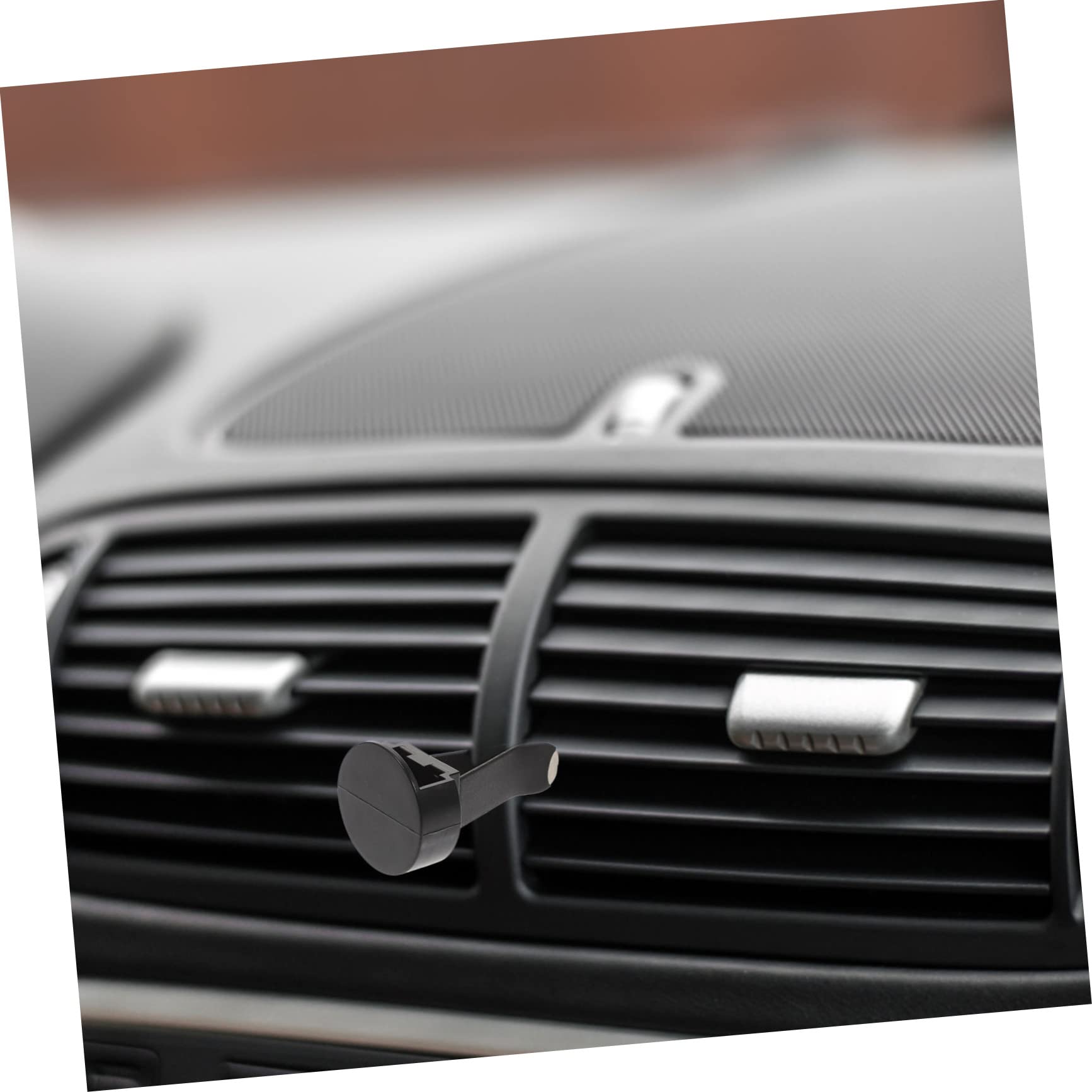 BESTYASH Clip Per Bocchette Di Ventilazione Auto 100 Pezzi Clip Di Sfiato in Metallo Nero Accessori Per Diffusore Aria Condizionata Auto Adatte Per Studio, Casa, Ufficio