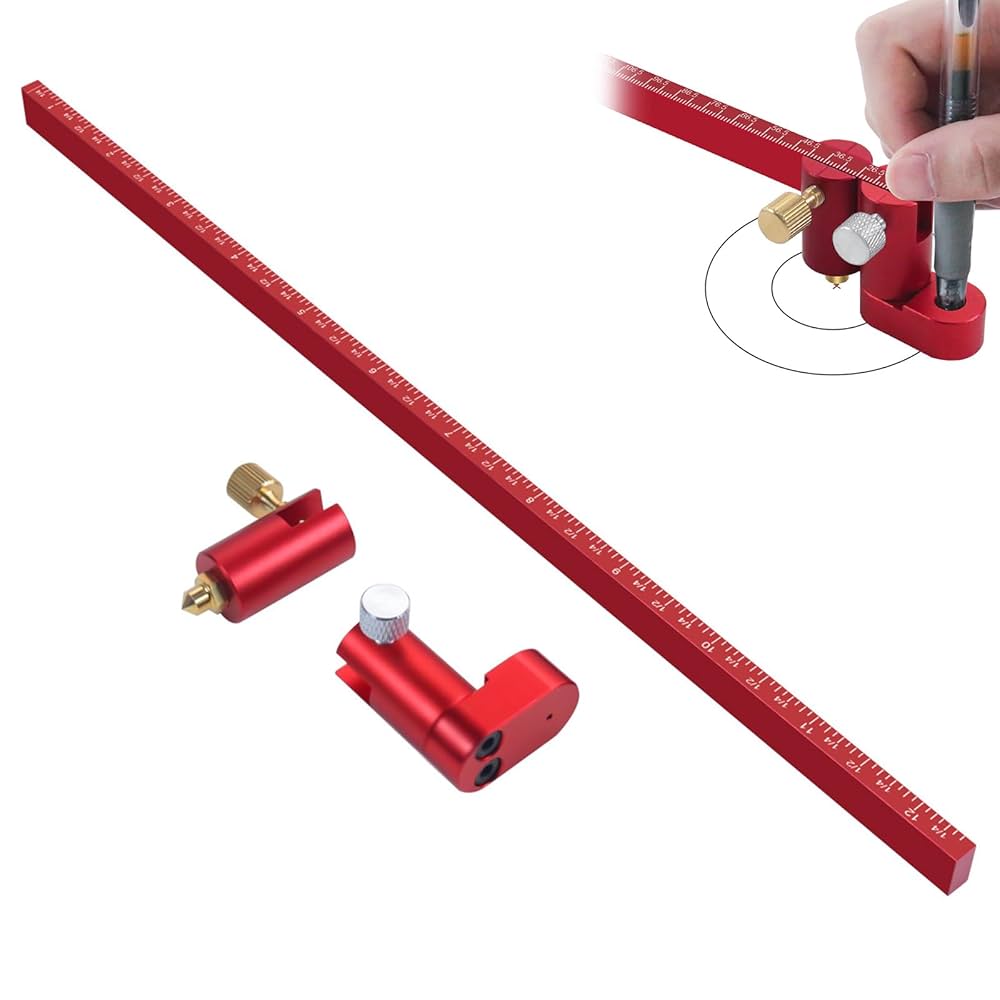 Amazon | EsiFare 木工コンパススクライバー アルミニウム合金