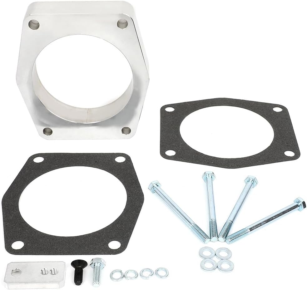 NEW Throttle body Spacer with high performance fit for Cadillac Escalade/Escalade ESV 6.2L, for Chevry Avalanche/Colorado 5.3L, for Chevry Silverado 1500/2500/ 3500
