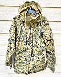 Us Marines Gen II Apecs Gore Tex Digital Marpat Cold Weather Parka - Medium Long.