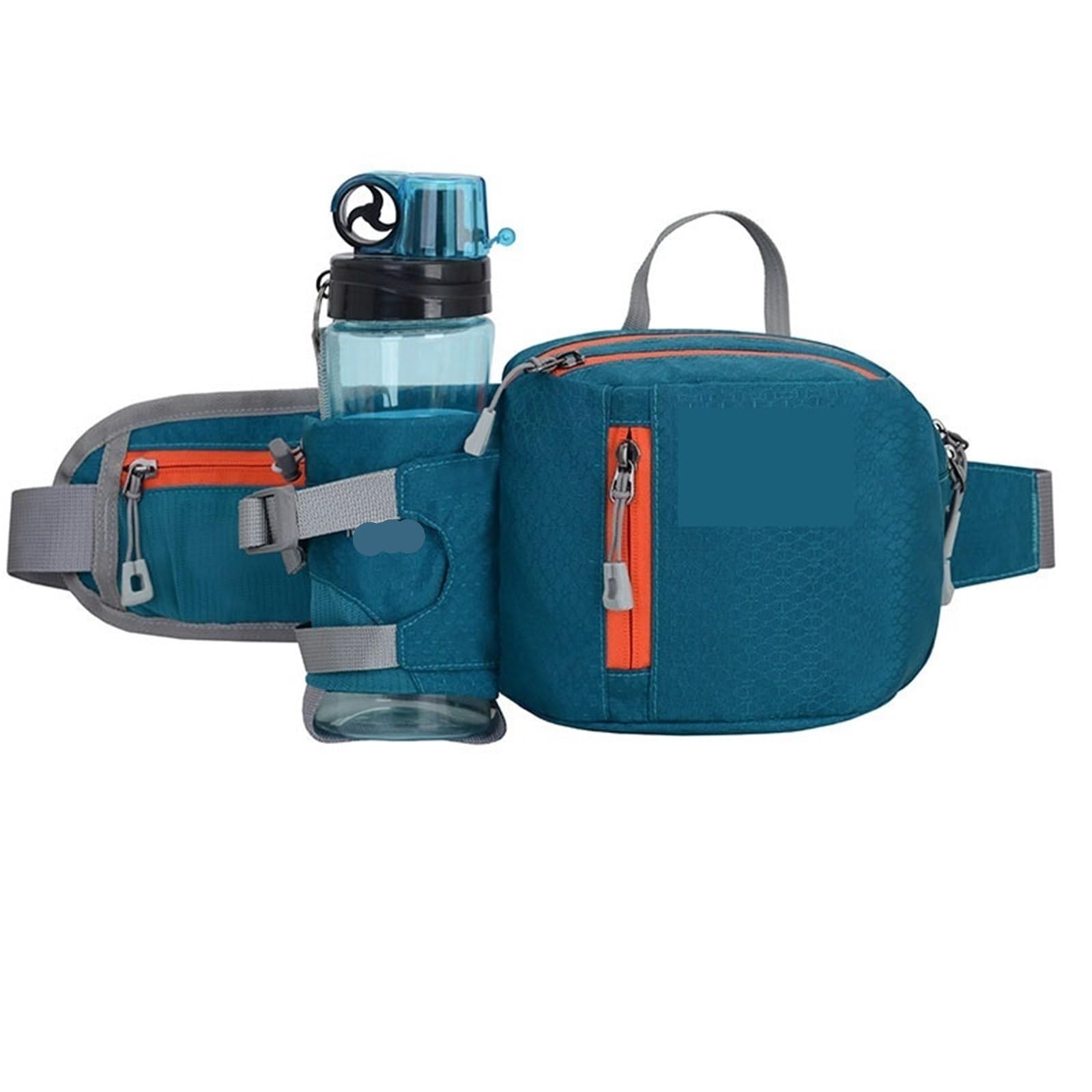 Bolsa for Correr, riñonera Exteriores, maratón, Gimnasio, Deporte, Fitness, Bolsa Botella de Agua, Montar, Ciclismo, Bolsillo teléfono para Trotar(Green)