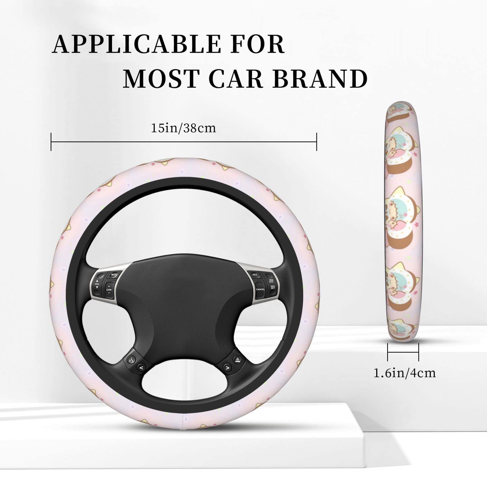 Amazon | リトルツインスターズ キキララ 車用 ハンドルカバー