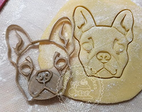 3DREAMS Keksausstecher Frenchy Hunde Ausstecher French Bulldog Ausstechform Ausstecher Weihnachten Ostern Geschenk