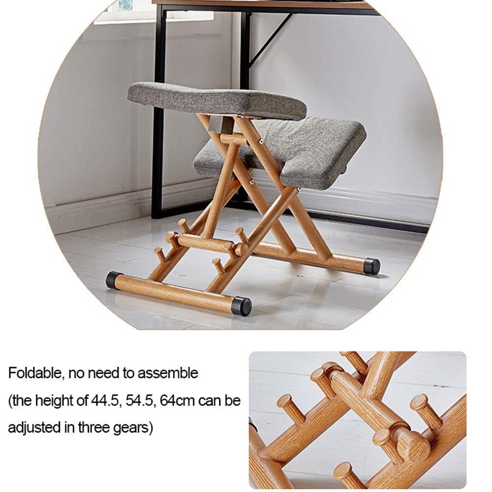 Rodillera ergonómica Plegable: Reduce el Dolor de Espalda y Cuello con la corrección de Postura en casa