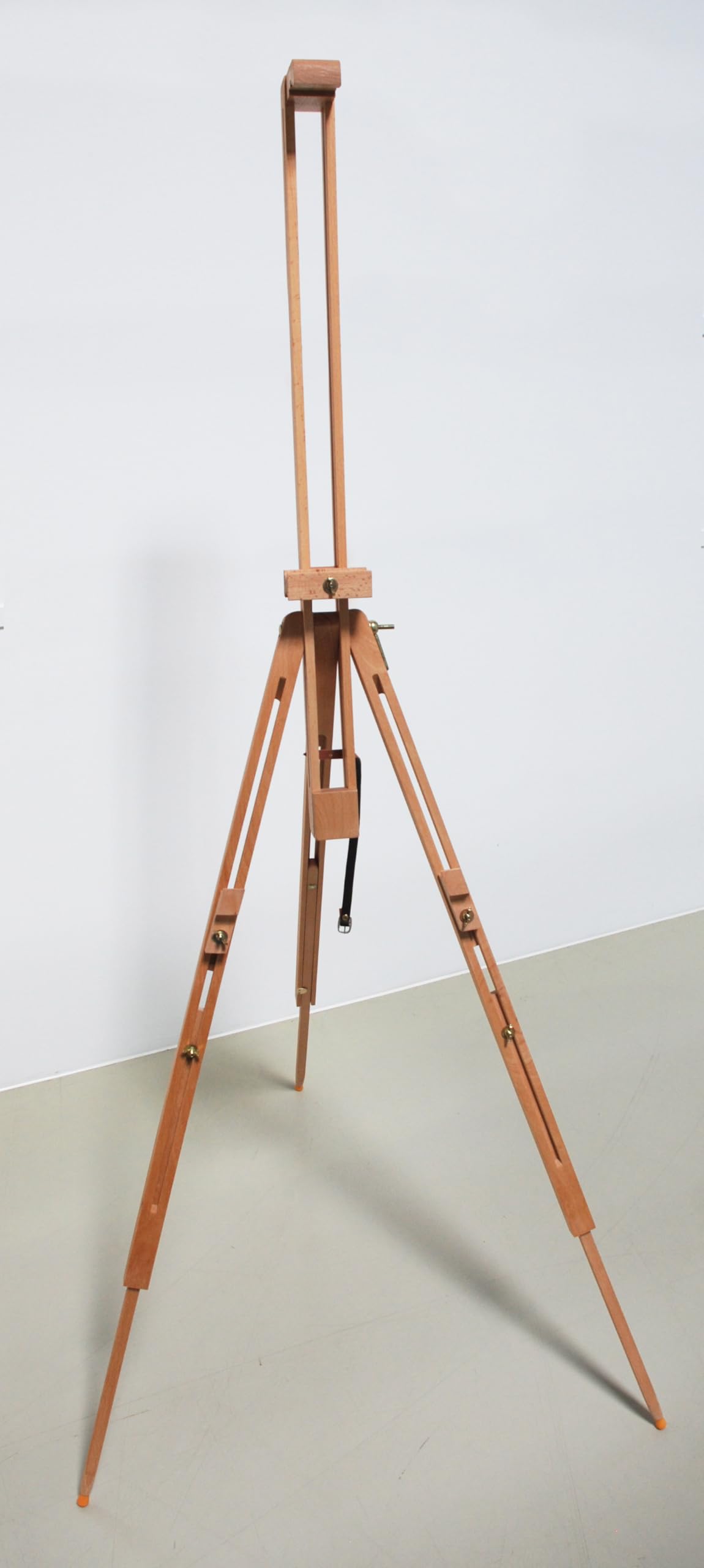 walther design Staffelei aus Kiefernholz, verstellbare Dreibein-Standstaffelei für Malerei, höhenverstellbar bis 178 cm, stabile Künstlerstaffelei