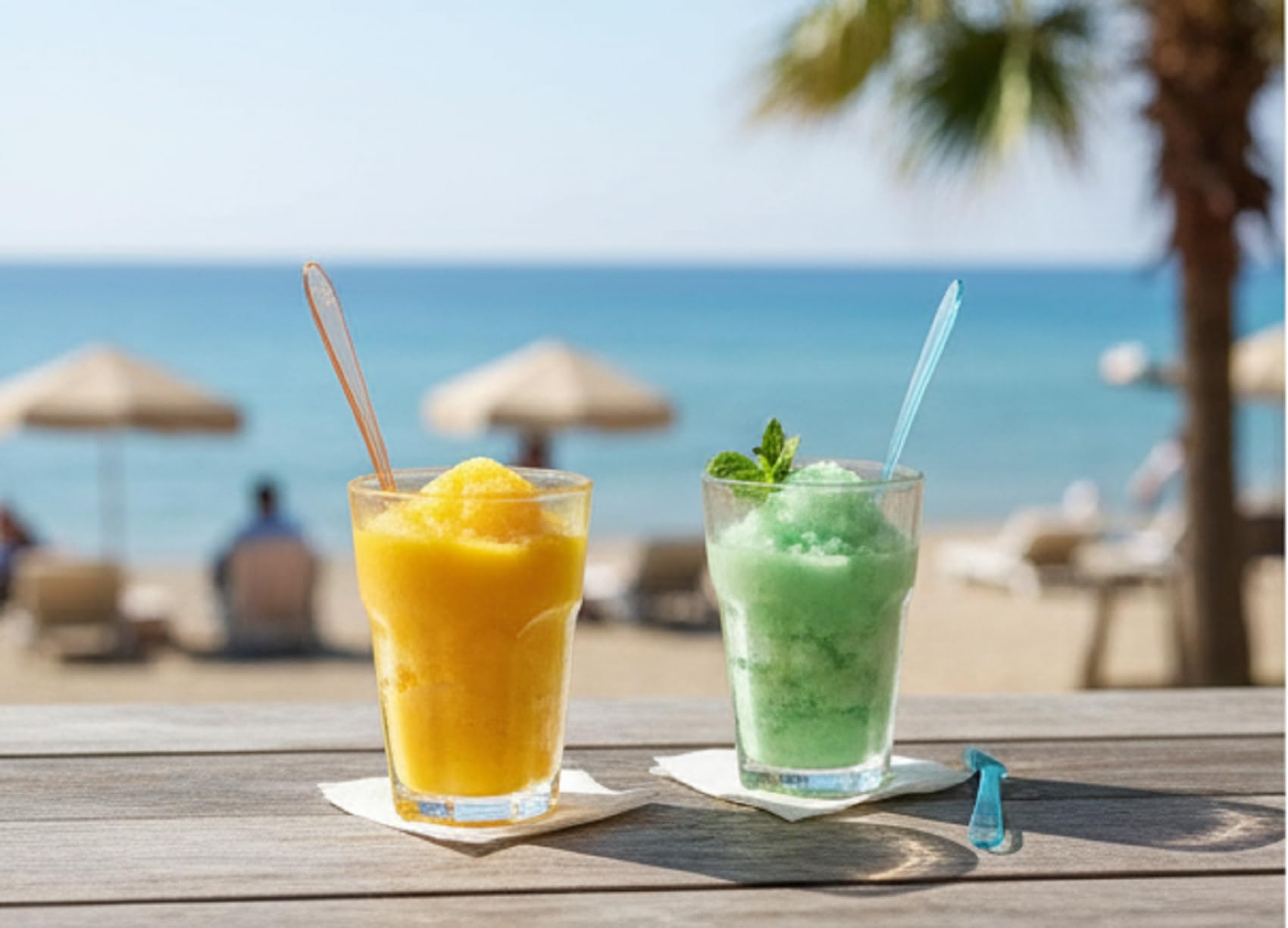 HYPER form Cucchiaini Riutilizzabili da Granita e Gelati, Trasparenti Colorati da 14,5 cm cf. da 1 KG