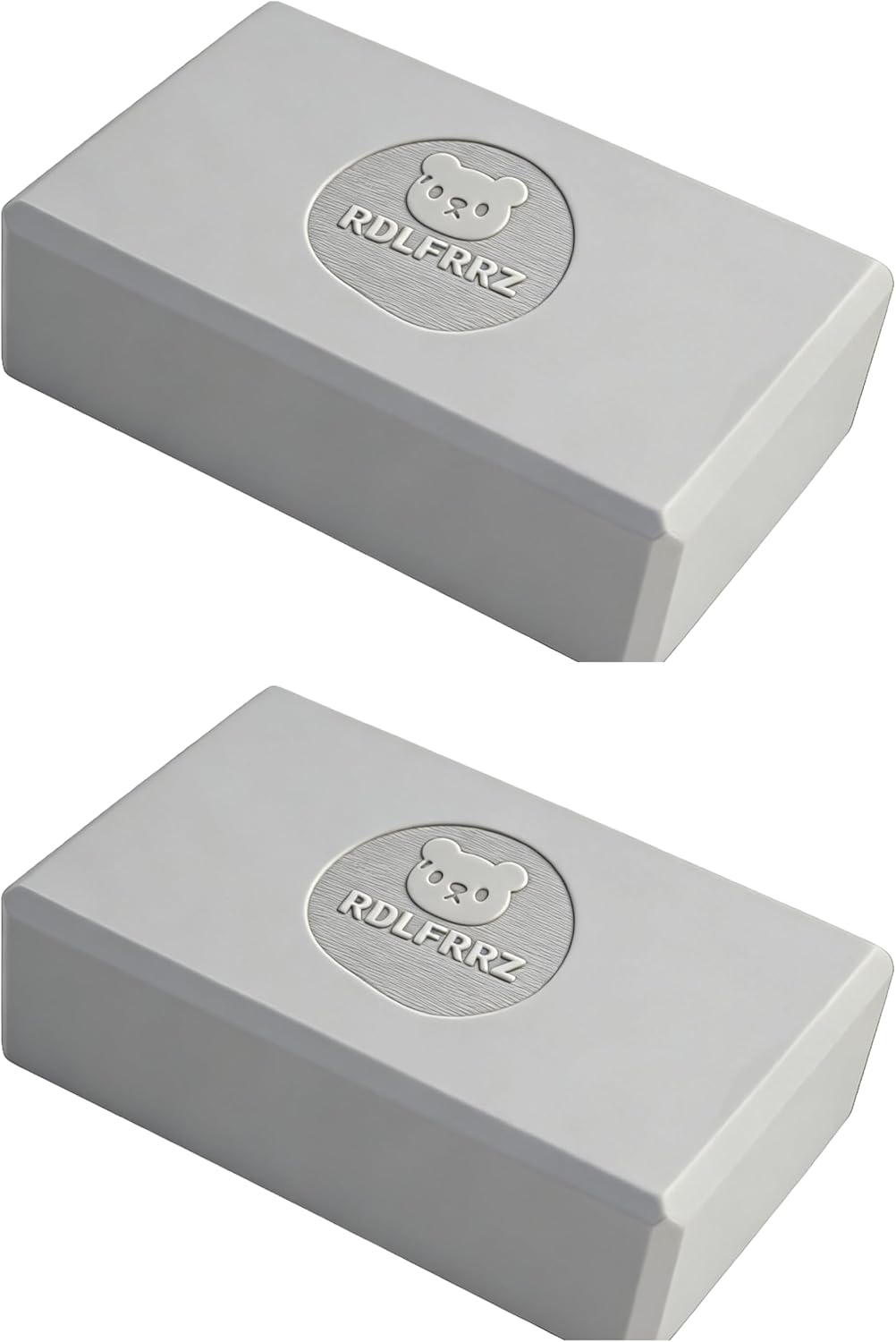 Premium Yoga Blocks - Non-Latex EVA Foam with Non-Slip Grip & Beveled Edges - Multiple Colors Available - Ideal for Yoga, Pilates, Meditation - Boost Stability, Balance and Deep Stretching