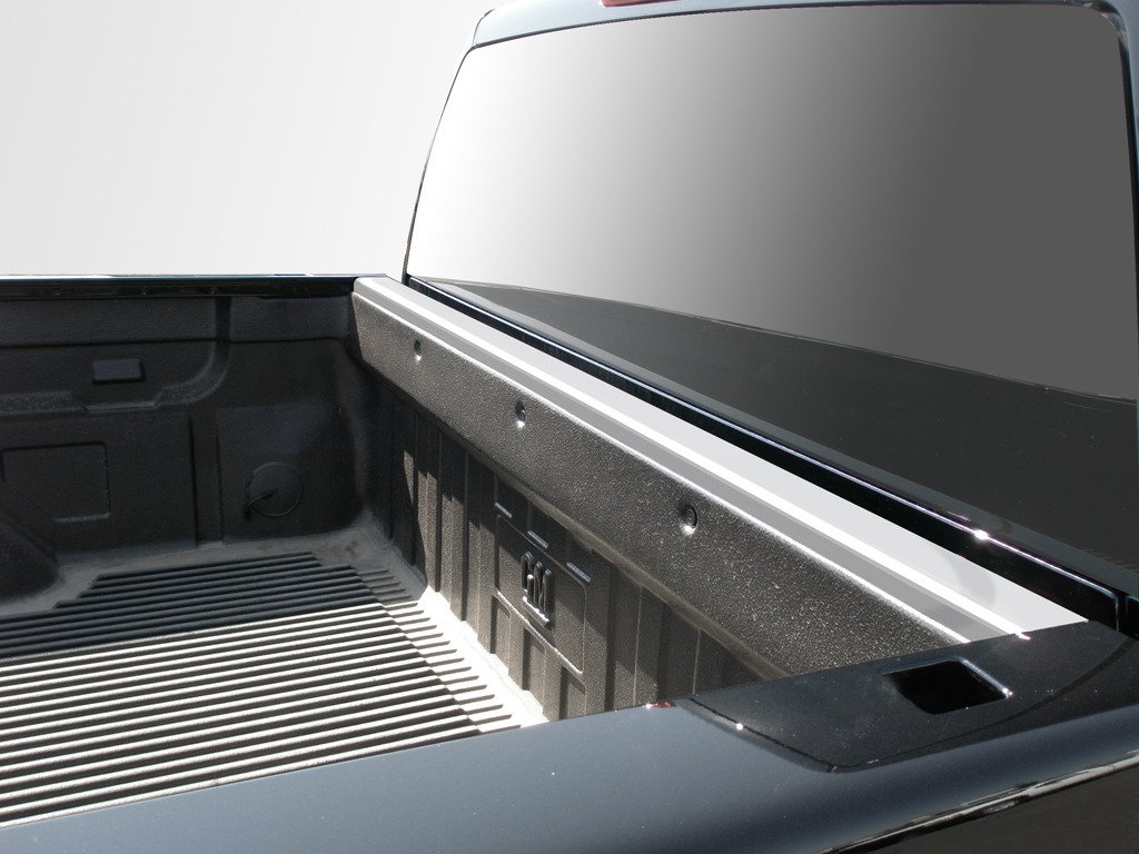 QMI BH2758-Front Bed Cap Compatible with Ford F-Series Pickup Truck Mirror Polished Stainless Steel