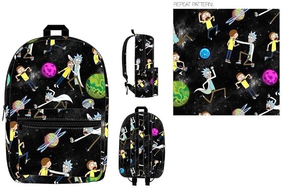 Mochila RIck and Morty Space Toss All Over : Ropa, Zapatos y Joyería -  Amazon.com