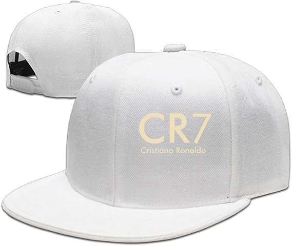 Amazon Pinku ユニセックス ユニーク サッカー 選手 クリスティアーノ ロナウド ゴルフ ベースボールキャップ ホワイト キャップ 通販