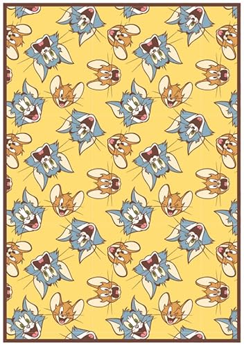 丸眞 毛布 トムとジェリー ノイジーフェイス ブランケット ブランケット H200×W140cm かわいい ふわふわ おしゃれ 防寒グッズ 4105036100