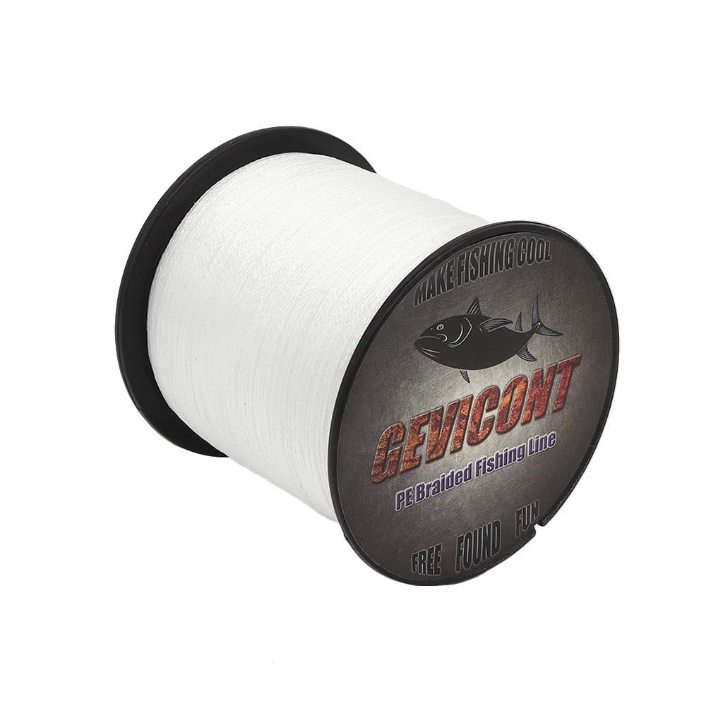 100 m - 109 m 100 lbs 0,55 mm biała Pe Dyneema pleciona żyłka wędkarska 4 sznurki
