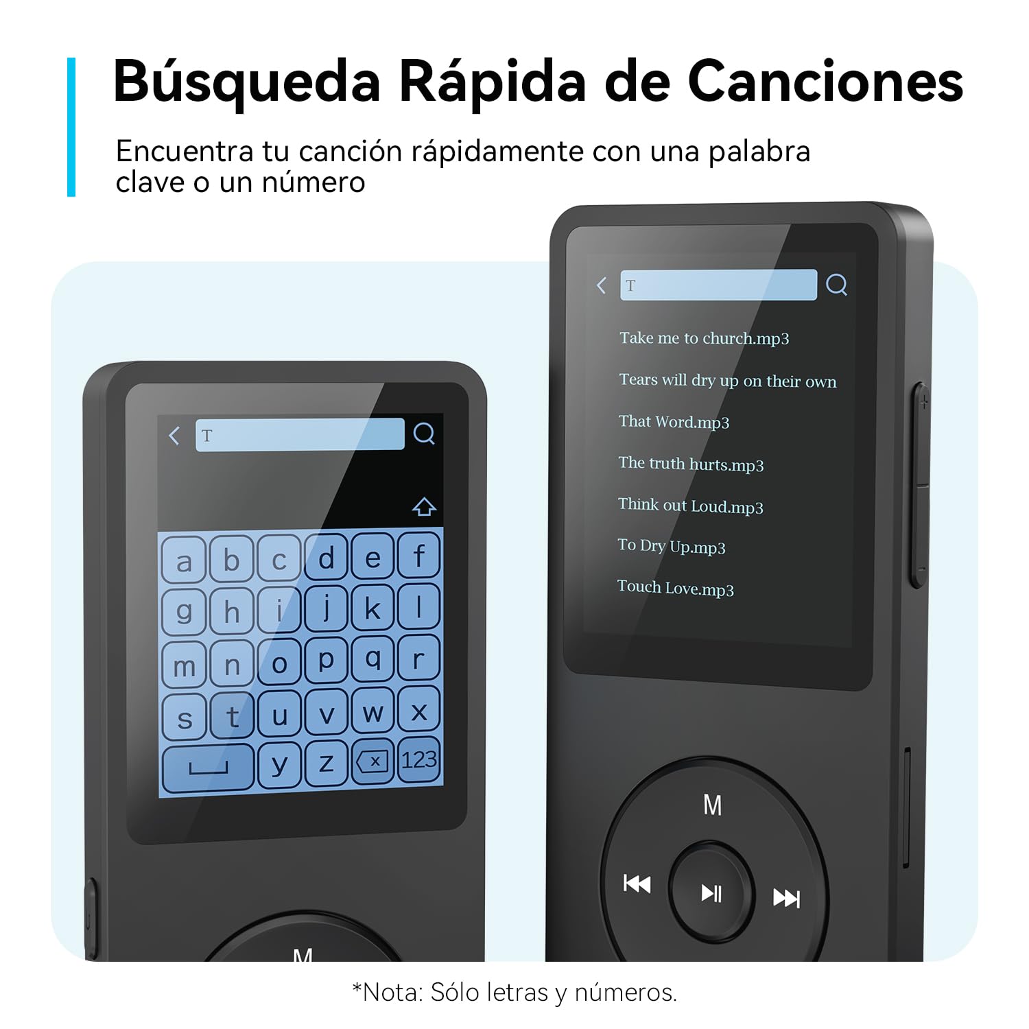 64GB Reproductor MP3 Bluetooth 5.3, AGPTEK MP3 Player, Reproductor MP3 Deportivo Portátil, 1.8" Pantalla de 70H de Reproducción, MP3 de Niños Radio FM, Externo hasta 128GB(Sin Auriculares), Negro