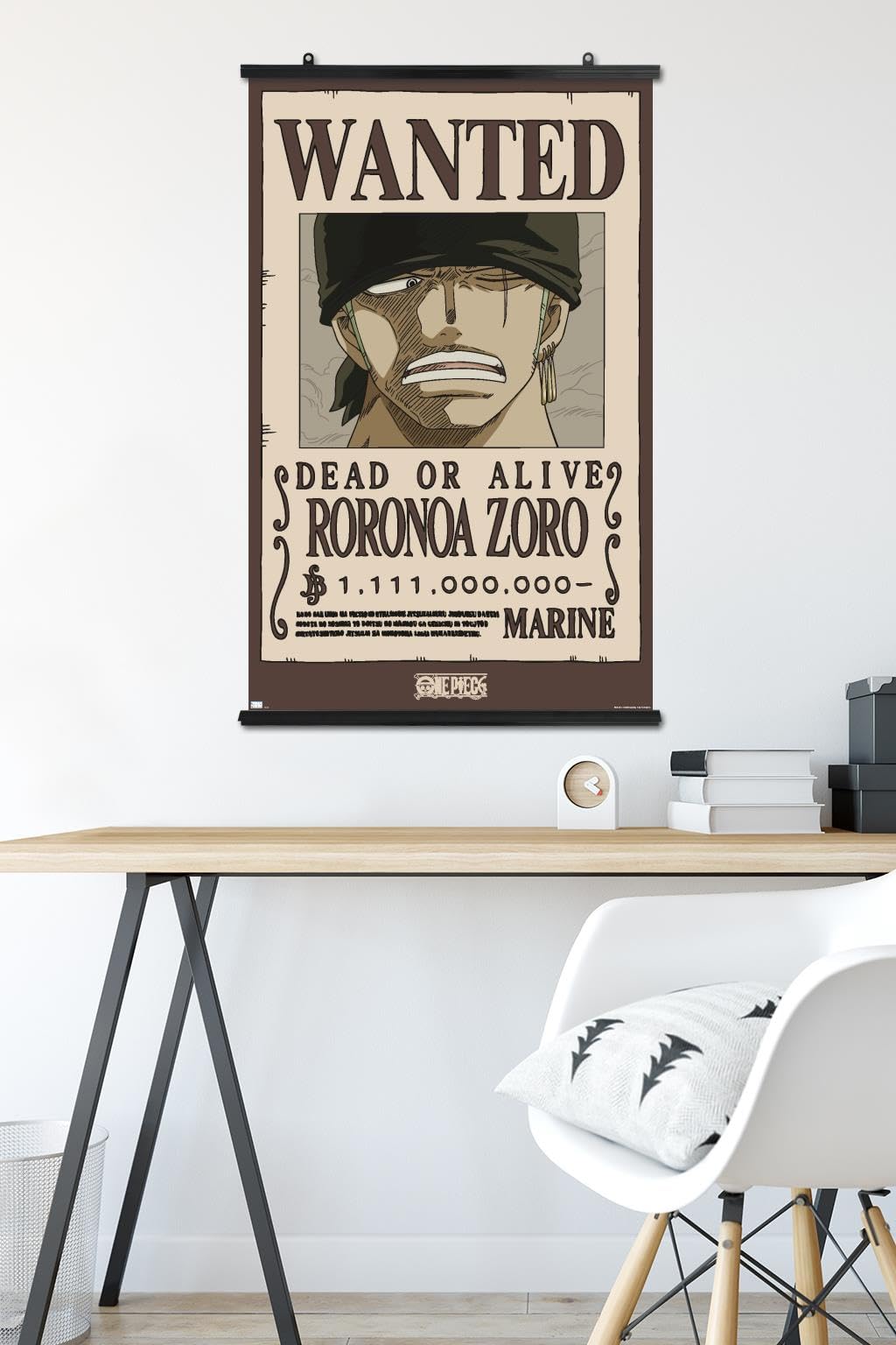 Amazon.com: One Piece - Roronoa Zoro Wanted Poster Wall Poster