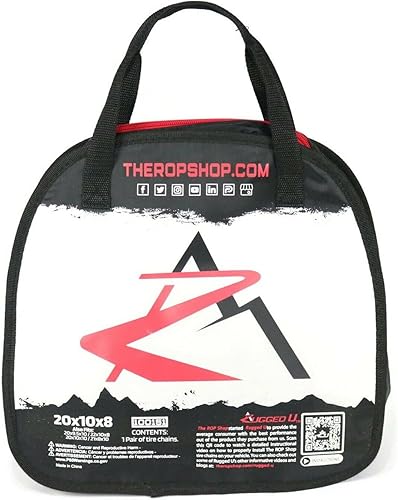 Miniatura 6 de The ROP Shop  Par de 2 cadenas de neumáticos de eslabones de 20 x 8 x 8 pulgadas para quitanieves Troy-Bilt y Ariens