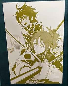 終わりのセラフ　色紙　カード Yahoo!オークション - 終わりのセラフ ① イラストカード