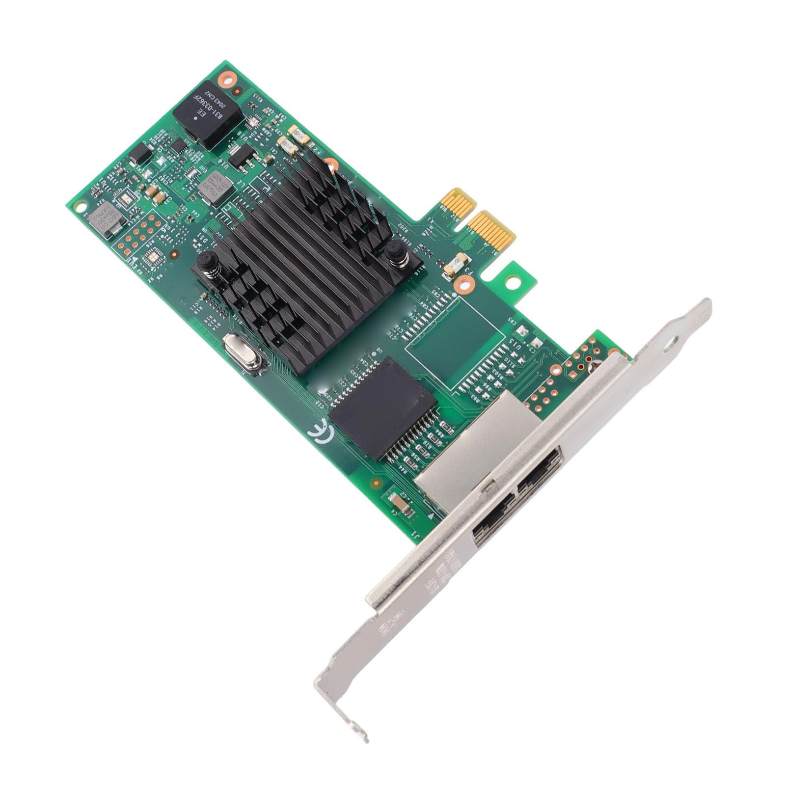 Sxhlseller Karta Sieciowa PCIe Wydajny Adapter Ethernet 1G Zapewniający stabilność Serwera Obsługa Systemów, 1 X Karta Sieciowa dla Serwerów Komputery Stacjonarne Urządzenia Pamięci Masowej