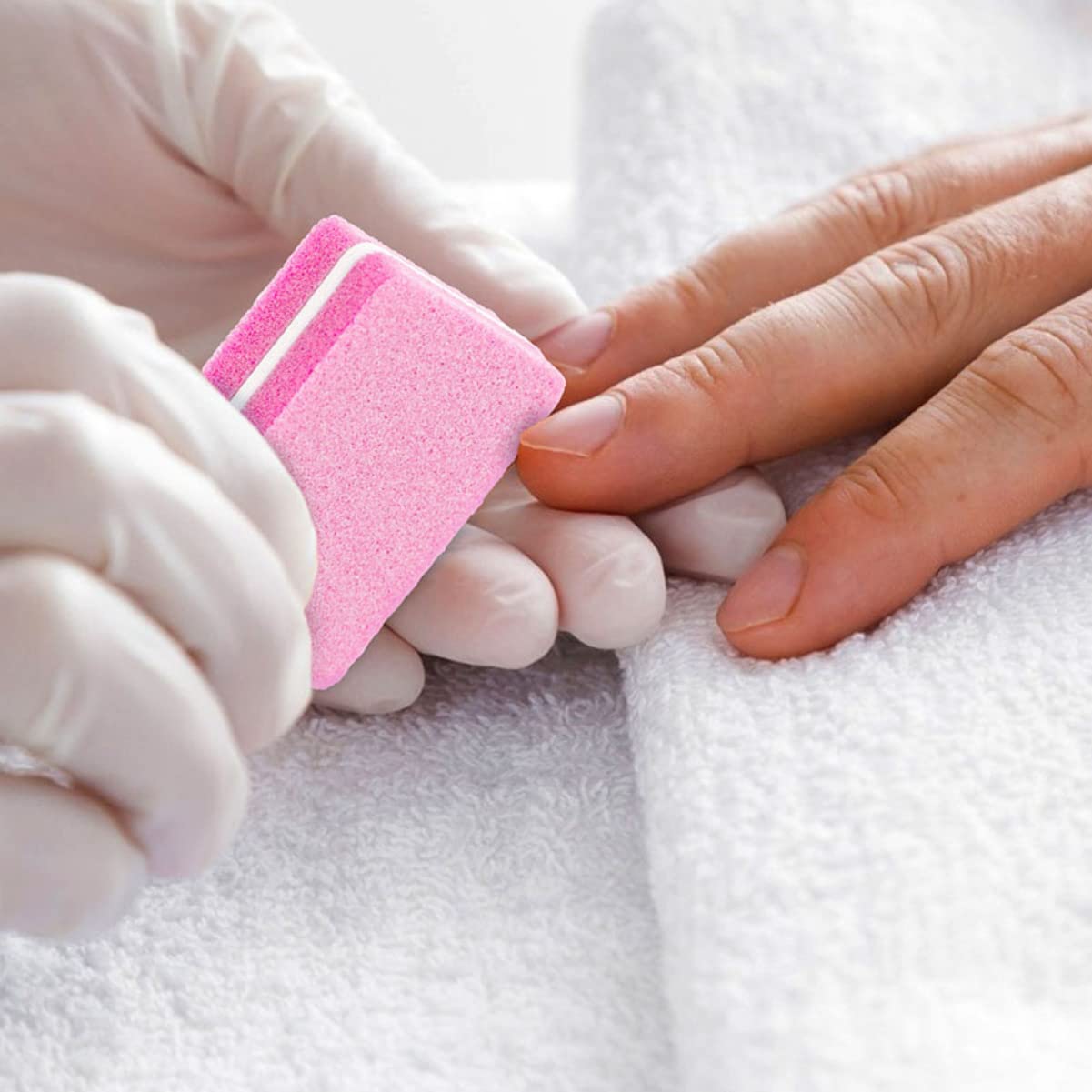 minkissy 250piezas Limas De Esponja Para Uñas Archivos De Pulido De Manicura y Pedicura Herramientas De Belleza Para Uñas Acrílicas y Naturales Compacto y Diseño Portátil
