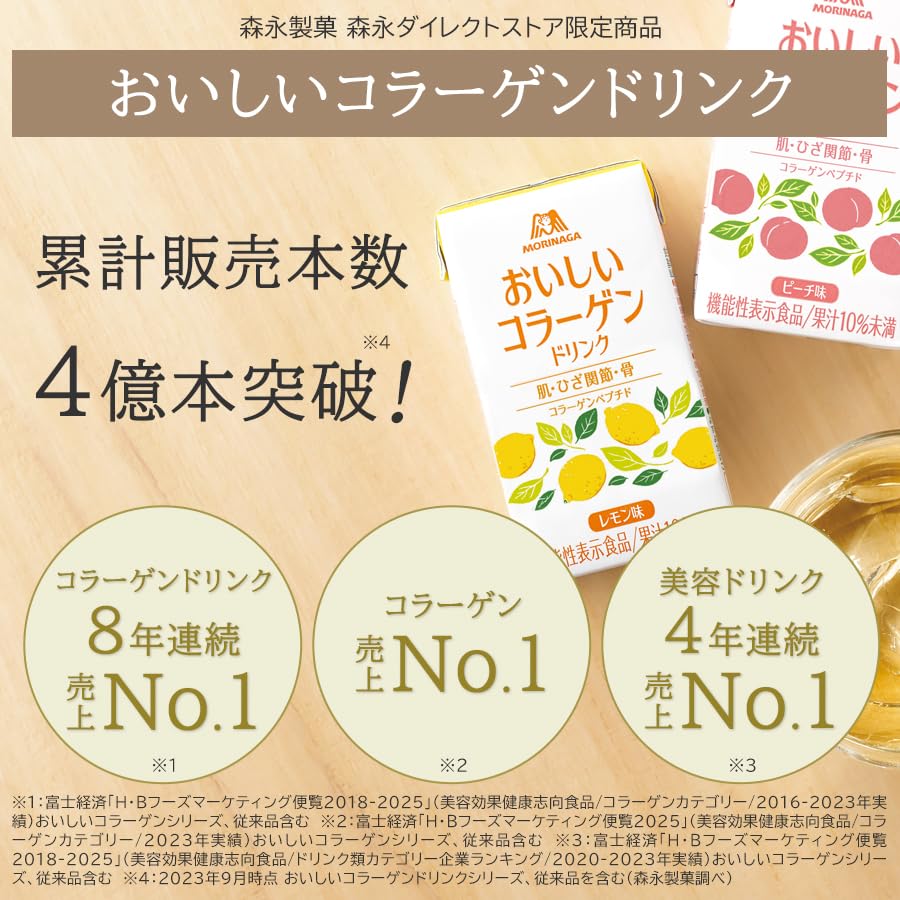 Amazon.co.jp: 森永製菓 おいしいコラーゲンドリンク 125ml 12本 