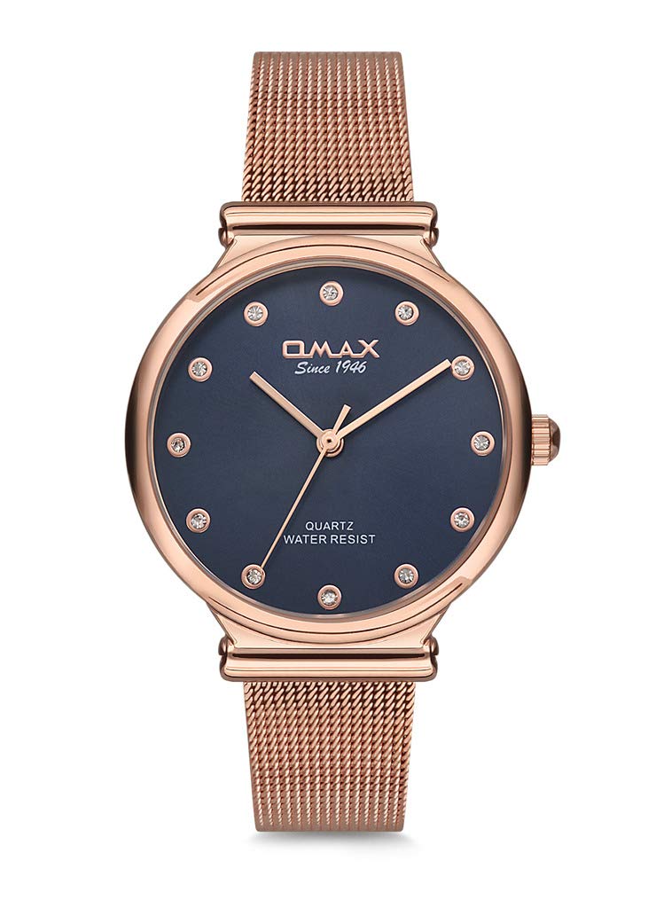 OMAX Analog Dark Blue Dial Women’s Watch - 00FMB0166004 (B07KV1HBSJ) Amazon Price History, Amazon Price Tracker