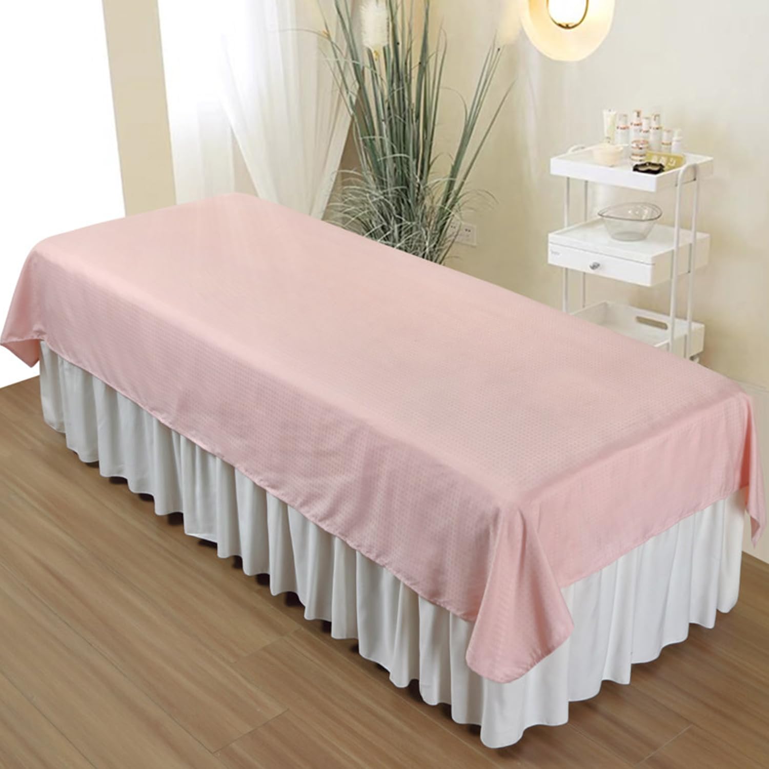LDLCYCN Spa Massage Bed Sheet With/Without Hole Soft Massage Linens Beauty Bed Cover