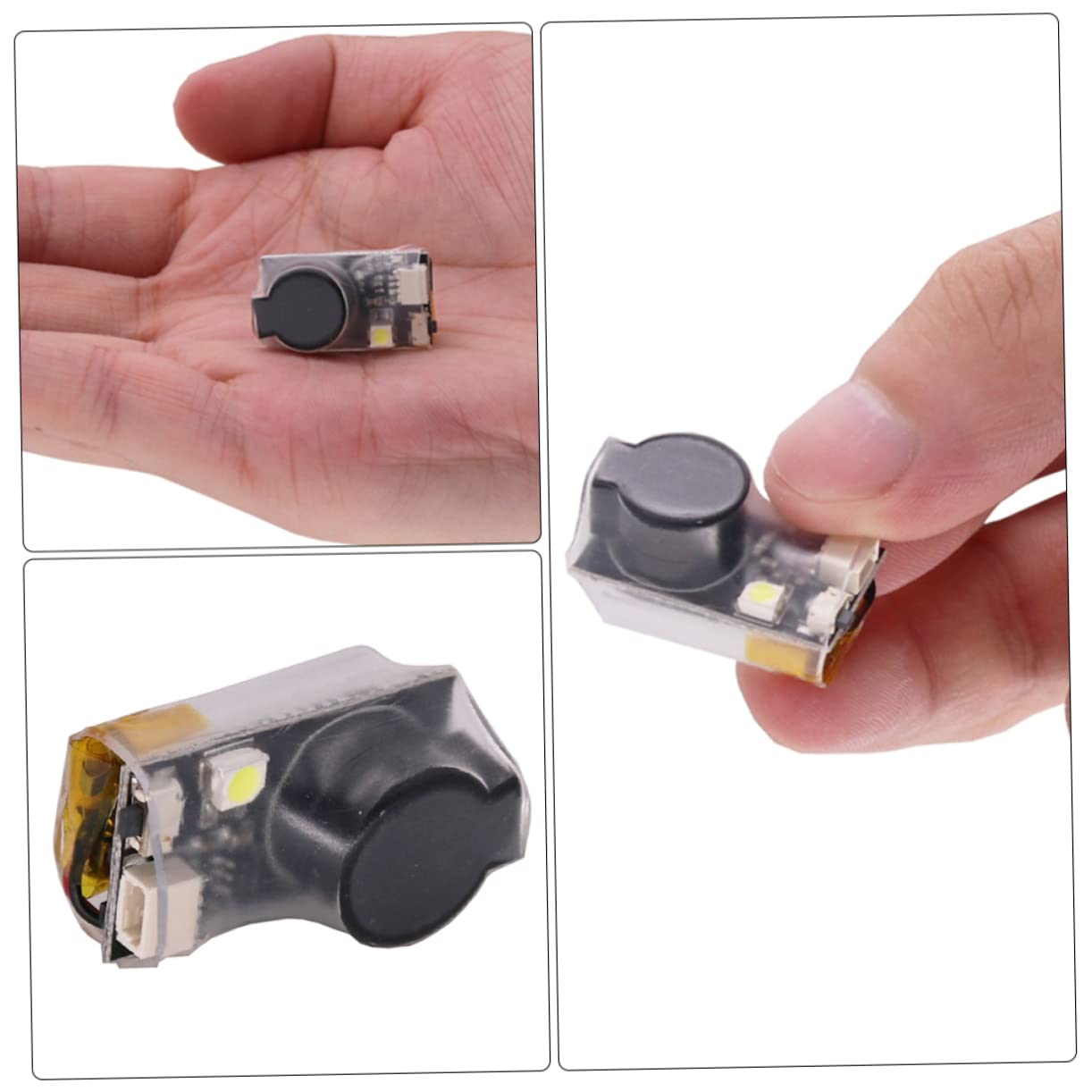 BESTonZON 3pezzi Allarme Per Drone Fpv Con Funzione Di Segnalazione Led Allerta Sonora Decibel e Leggero Compatibile Con Bf e Cf Flight Controllers Accessorio Per Racers e Piloti Di Droni