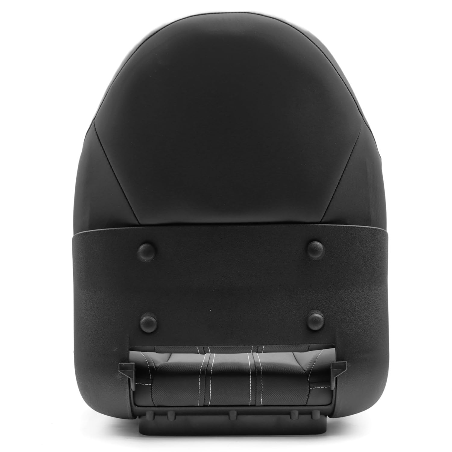 Waterside Captain Seat GTS Super Dark Series – Klappbarer Bootssitz mit Polsterung – Ergonomischer Angelstuhl für Boote – 47x43cm Sitzfläche – Montagefertig