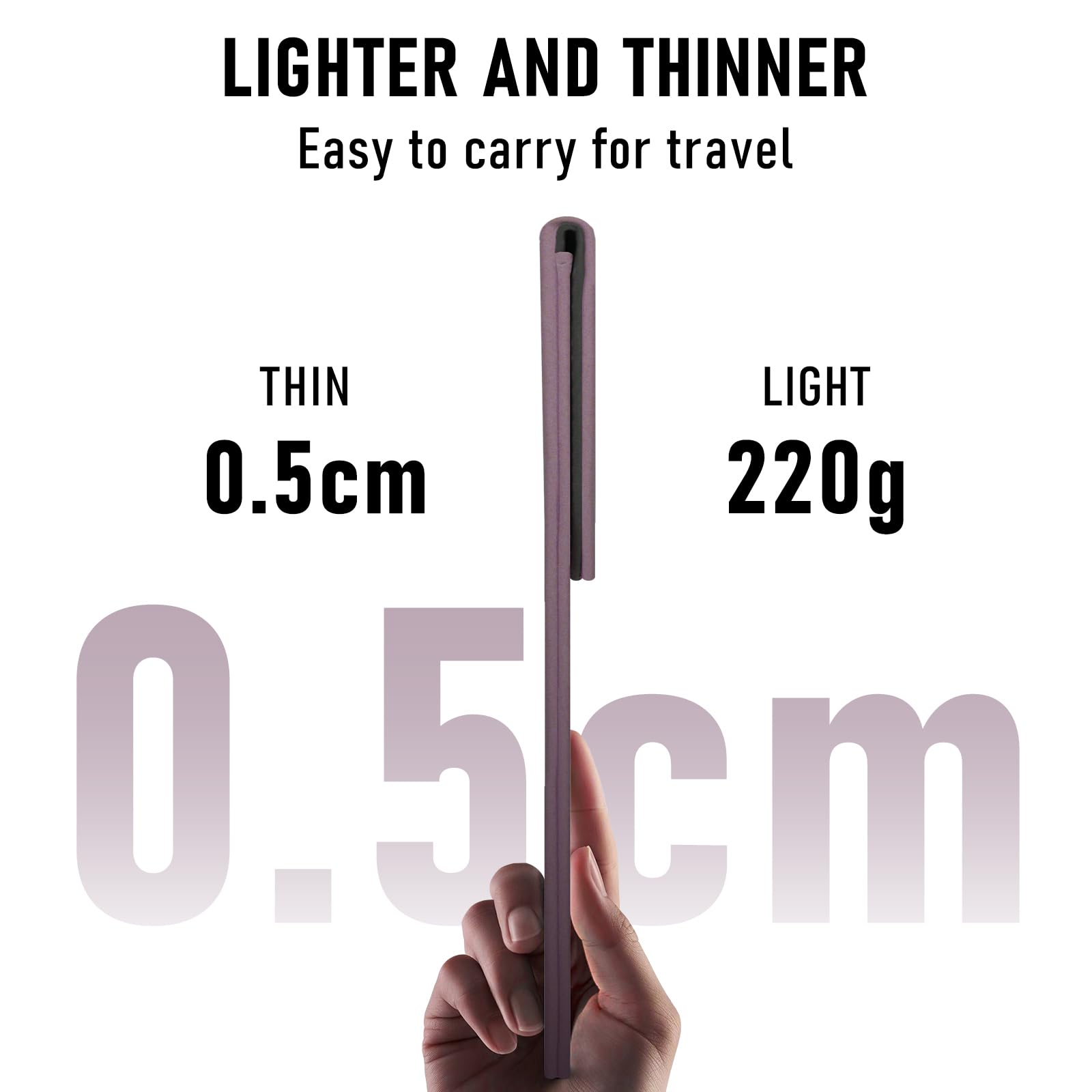 Allinside 13 Inch Laptop Sleeve Case for MacBook Air 13 2018-2025/MacBook Pro 13 2016-2022/Macbook Pro 14 2021-2024, Waterproof Matte PU Leather Horizontal Envelope Protective Case Cover, Purple