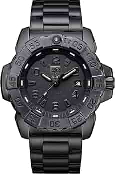 Amazon.co.jp: Luminox - ネイビーシールスチール ブラック