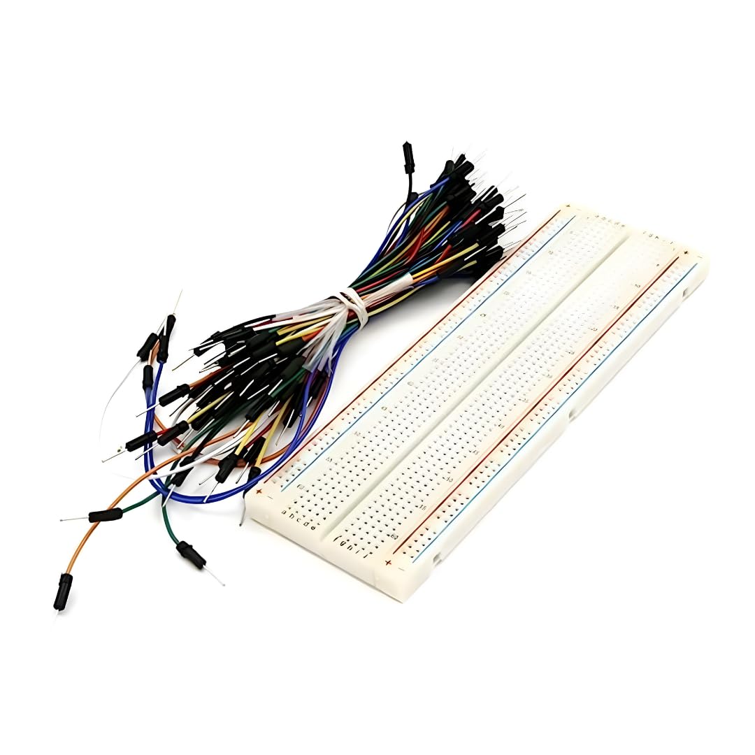 MB102 830 Points Solderless Prototype PCB Breadboard with 65Pcs Male to Male Jumper Wires (B0CC31BZGY) Amazon Price History, Amazon Price Tracker