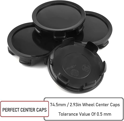 Miniatura 5 de RTrhinoTuning 4 tapas centrales de rueda de 2.933 in compatibles con Racing Superforgiata, S2000 ap2v2 M608 M242 81310409, diámetro exterior 2.93