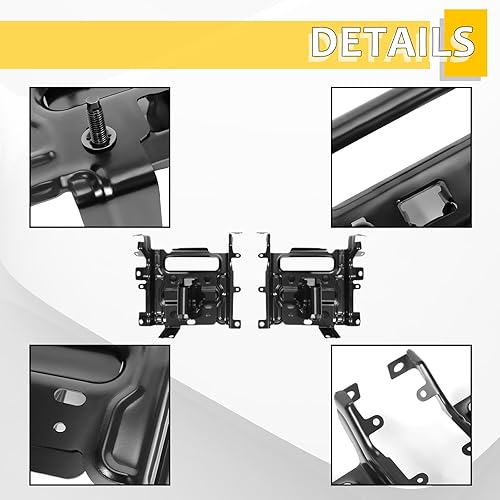 Miniatura 5 de KUAFU Soporte de parachoques compatible con Ram 1500 Classic 2013-2024 Reemplazo para 68232485AA CH1061104 electroforesis de acero negro, 2 unidades