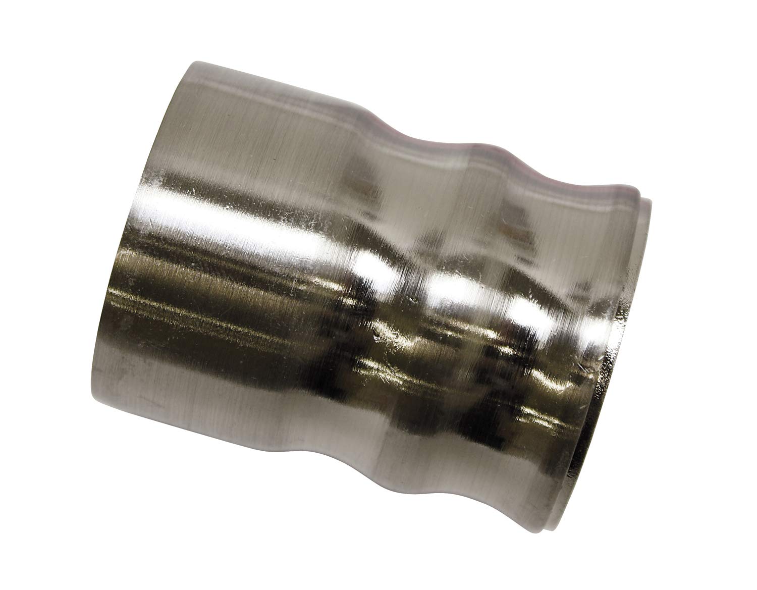 Gardinia Endknopf, Aluminum, Edelstahl-Optik, Windsor Kappe, 2, 30478