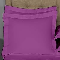 Vista 59 de Crown Collection Juego de 2 fundas de almohada blancas lisas tamaño Queen, hipoalergénicas de 600 hilos, 100% algodón egipcio, fundas de almohada