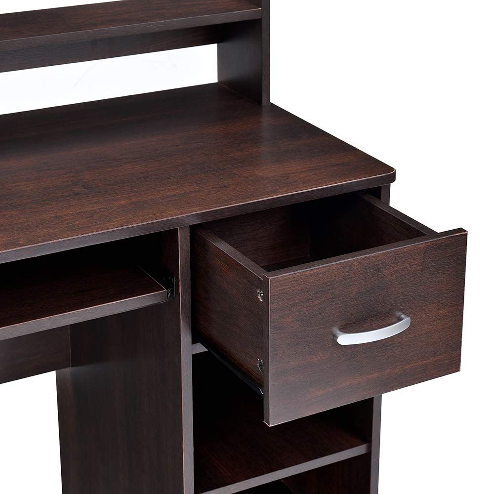 ROCKPOINT Axess Computer Keyboard Tray and Drawer Small Home Office Bedroom, Homework and School